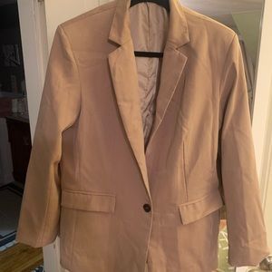 NWOT NoLabel tan blazer jacket, brand new XL